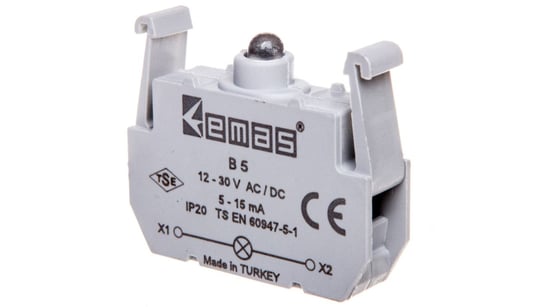 Element podświetlający biały 12-30V AC/DC do przycisków B LED T0-B5 EMAS ELEKTROTEKNIK