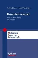 Elementare Analysis Buchter Andreas, Henn Hans-Wolfgang