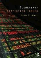 Elementary Statistics Tables Neave Henry, Neave Henry R.