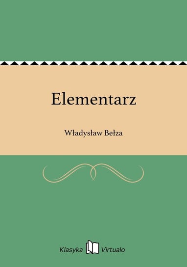 Elementarz Bełza Władysław
