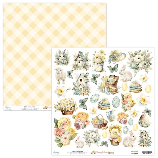 Elementy do wycinania Mintay Papers - SPRING IS HERE 30x30 Mintay Papers