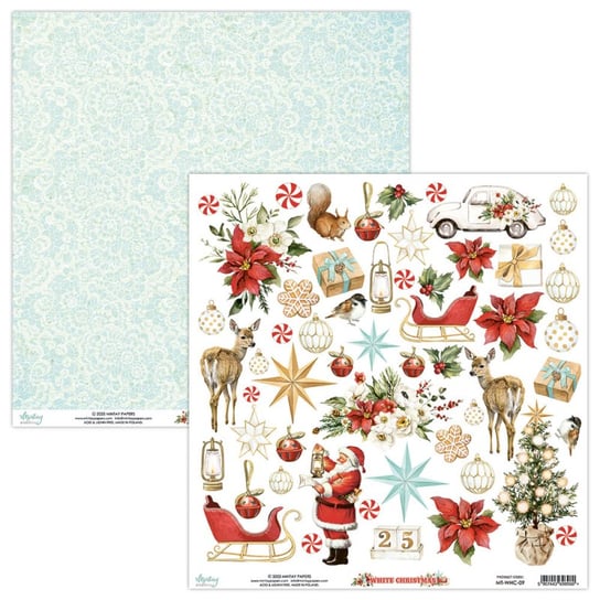 Elementy do wycinania Mintay Papers -  WHITE CHRISTMAS 30x30 Mintay Papers