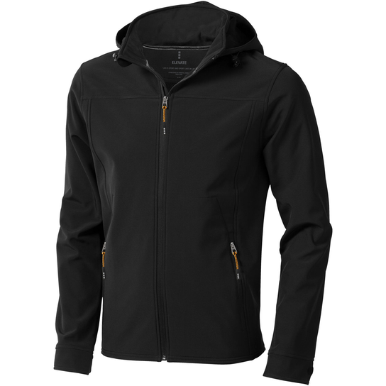 Elevate Męska Kurtka Softshell Langley (M / Czarny) Elevate