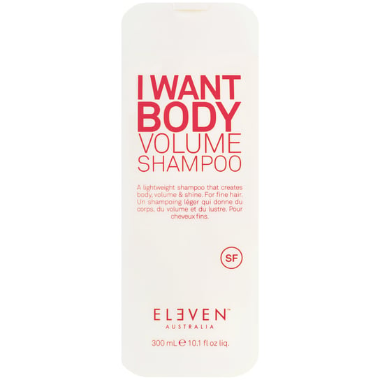 Eleven Australia, I Want Body Volume Shampoo Szampon Nadający Objętości, Zapobiega Blaknięciu, Dodaje Blasku, 300 Ml Eleven Australia