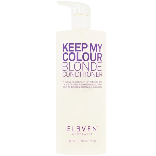 Eleven Australia, Keep Colour Blonde Conditioner, Pielęgnująca odżywka do włosów blond, rozjaśnianych, farbowanych, 960 ml Eleven Australia