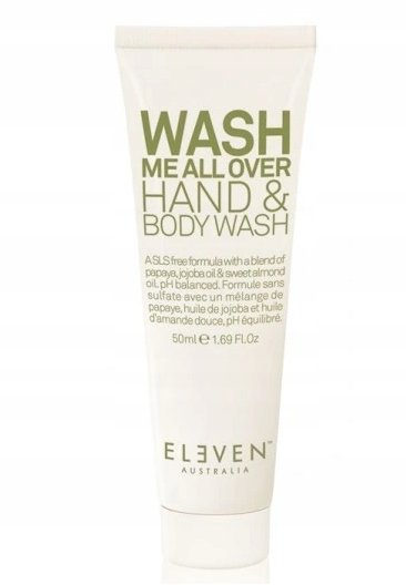 Eleven Australia, Wash Me All Over Hand & Body Wash, Pielęgnujący olejek pod prysznic do rąk i ciała, 50 ml Eleven Australia