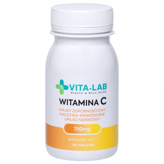 Elevita, Vita-Lab, Suplement diety odporność i układ nerowy Witamina C 750mg, 90 tab. ELEVITA