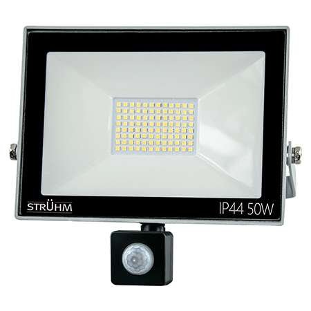 Elewacyjna LAMPA ścienna KROMA LED 50W 4500K 03607 Ideus reflektorowa OPRAWA zewnętrzna z czujnikiem ruchu outdoor IP44 szara IDEUS