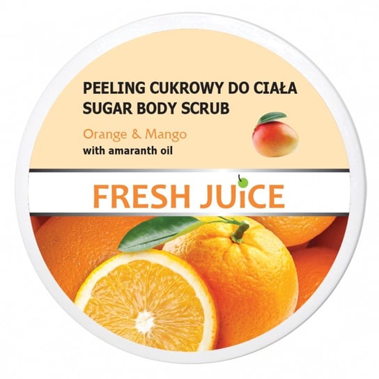 Elfa Pharm, Fresh Juice, peeling cukrowy do ciała Orange  Mango, 225ml Elfa Pharm