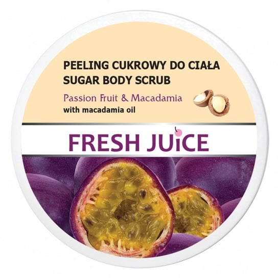 Elfa Pharm, Fresh Juice, peeling cukrowy do ciała Passion Fruit  Macadamia, 225ml Elfa Pharm