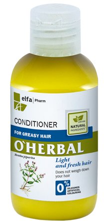 Elfa Pharm, O'Herbal, odżywka do włosów przetłuszczających się z ekstraktem z mięty, 75 ml Elfa Pharm