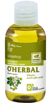 Elfa Pharm, O'Herbal, szampon do włosów kręconych i niezdyscyplinowanych z chmielem, 75 ml Elfa Pharm