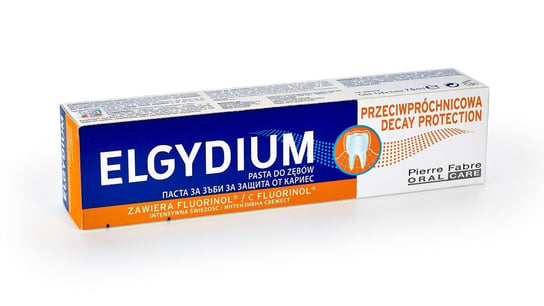 Elgydium, pasta do zębów przeciwpróchnicowa z aminofluorkiem, 75 ml Pierre Fabre