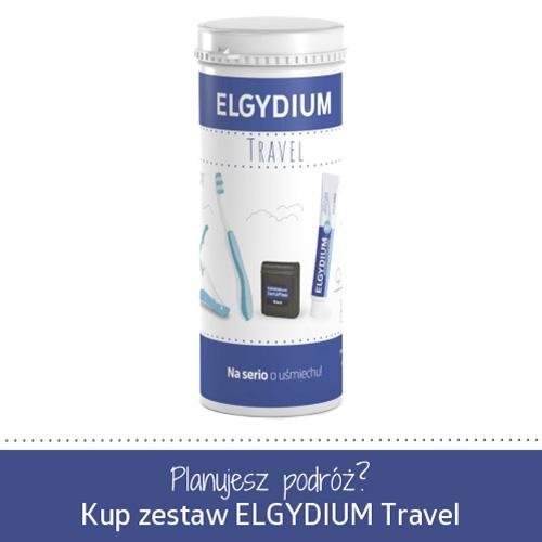Elgydium, Zestaw podróżny pasta szczoteczka nić Elgydium