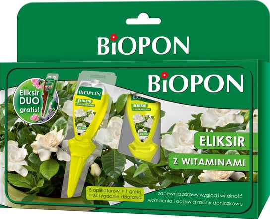 Eliksir Z Witaminami Do Roślin Doniczkowych Biopon 5X40Ml BROS