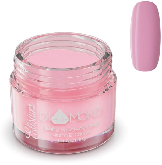 Elisium, Diamond, puder do manicure tytanowego DP103 Heater Pink, 23 g Elisium