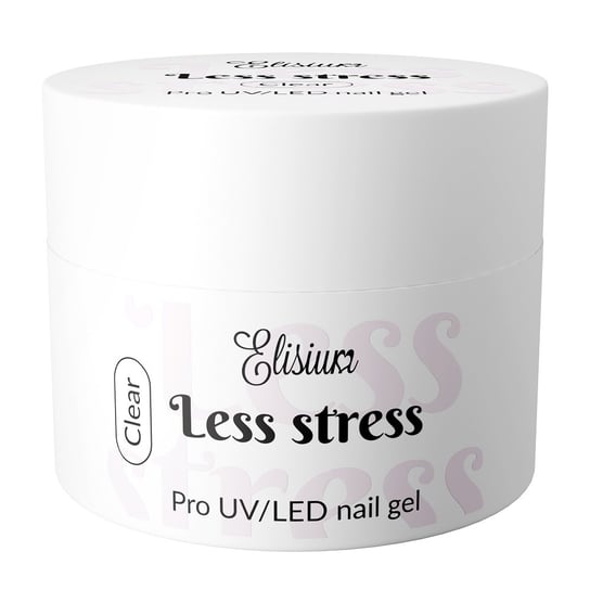 Elisium, Less Stress Builder Gel, żel budujący, Clear, 40ml Elisium