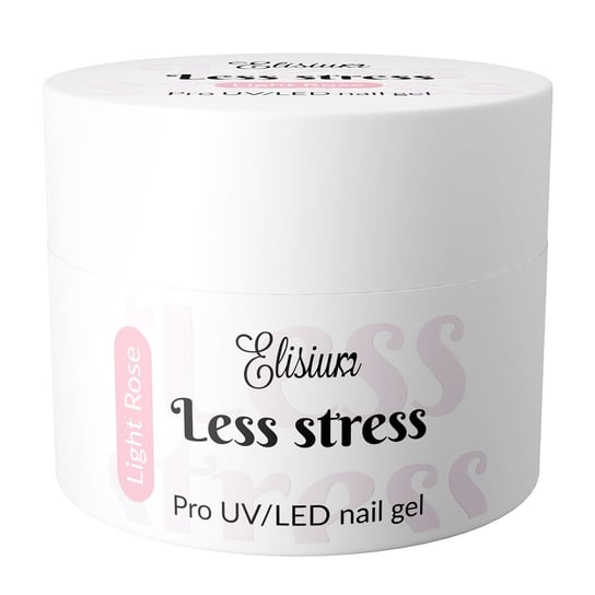 Elisium, Less Stress Builder Gel, żel budujący, Light Rose, 40ml Elisium