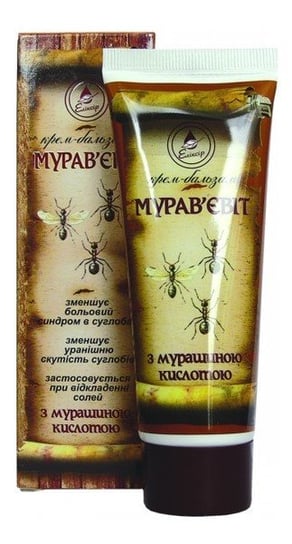 Elixir, krem -balsam z kwasem mrówkowym, MURAVIEVIT, 75 ml Elixir