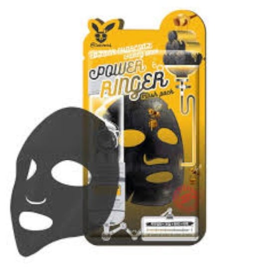 Elizavecca, Black Charcoal Honey Deep Power Ringer Mask, Regenerująca Maseczka W Płachcie Elizavecca