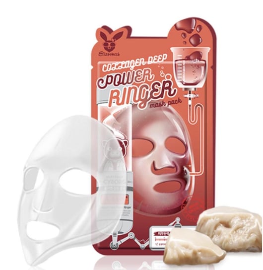 Elizavecca, Collagen Deep Power Ringer Mask, Ujędrniająca maska w płachcie, 23ml Elizavecca