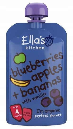 Ella's Kitchen Bio jabłko jagody banan 90 g Inna marka