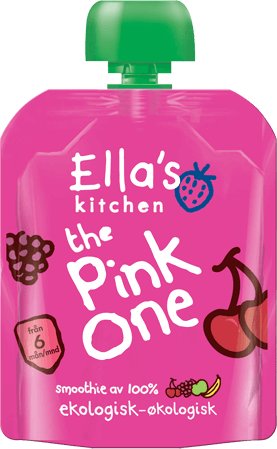 Ella's Kitchen, Mus owocowy czereśnia, Pink One, 5x90 g Ellas Kitchen