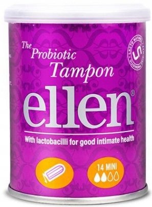 Elle, Tampony probiotyczne Mini, 14 szt. Ellen