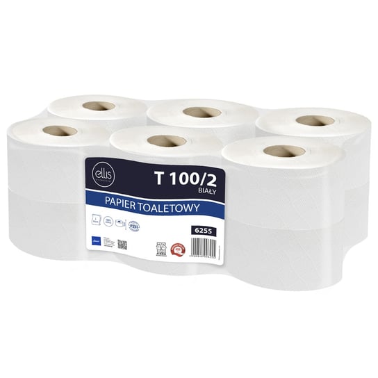 ELLIS Ecoline Dwuwarstwowy, celulozowy papier toaletowy 12 rolek sarcia.eu