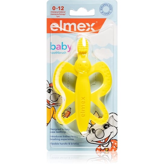 Elmex Baby szczoteczka do zębów dla dzieci 0 – 12 miesięcy 1 szt. Elmex