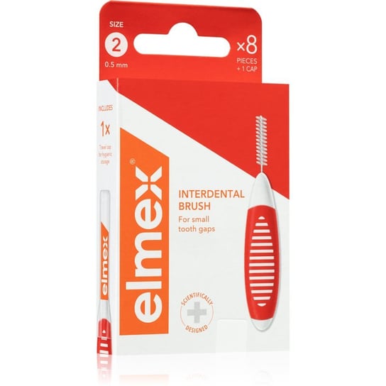 Elmex Interdental Brush szczoteczki międzyzębowe 0.5 mm 8 szt. Elmex