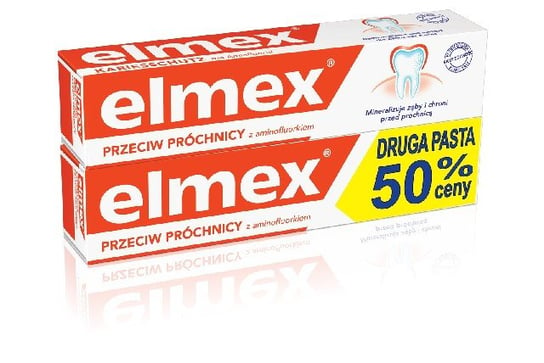 Elmex, pasta do zębów, 2x75 ml Elmex