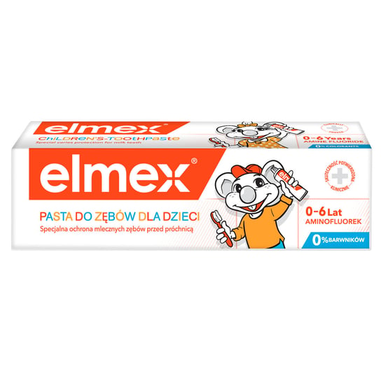 Elmex, Pasta Do Zębów Dla Dzieci 0 Do 6 Lat, 50 Ml Elmex