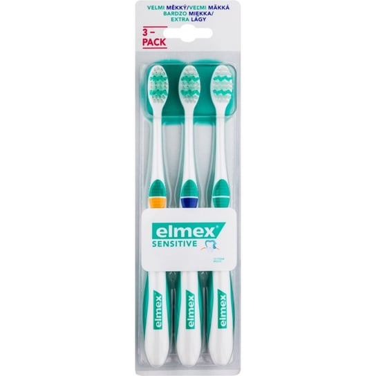 Elmex Sensitive szczoteczki do zębów soft 3 szt. Elmex