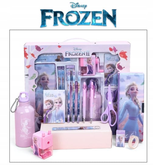 Elsa I Anna Frozen Ii Przybory Szkolne Duży Zestaw Inna marka