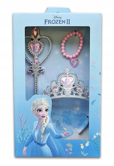 Elsa Korona Różdżka Bransoletka Dla Dziewczynki Na Prezent W Pudełku Disney Inna marka