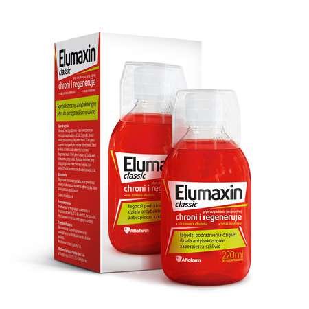 Elumaxin, Classic, Płyn do płukania jamy ustnej, 220 ml Elumaxin
