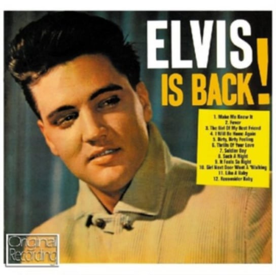 Elvis Is Back! Presley Elvis