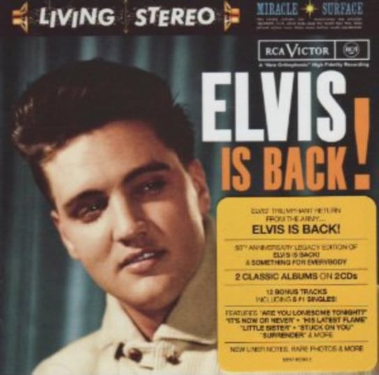 Elvis Is Back Presley Elvis