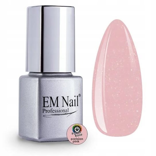 EM Nail, Baza, Power Base Parisian Pink, 6ml EM Nail