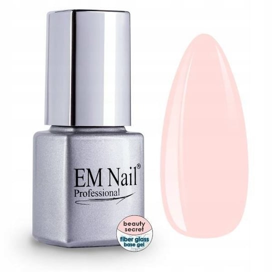 EM Nail, Baza z włóknem szklanym Beauty Secret, 6 ml EM Nail