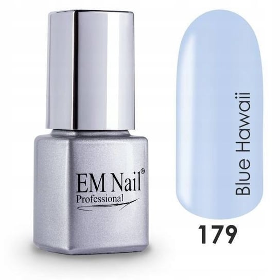 EM Nail, Lakier hybrydowy 179 Blue Hawaii 6 ml EM Nail