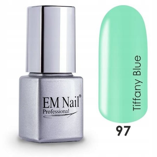 EM Nail, Lakier hybrydowy 97 Tiffany Blue, 6 ml EM Nail