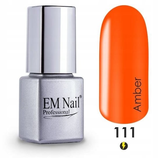 EM Nail, Lakier hybrydowy Easy 111 Amber, 6 ml EM Nail