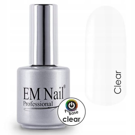 EM Nail, Modelująca baza, Power Base Clear, 15ml EM Nail
