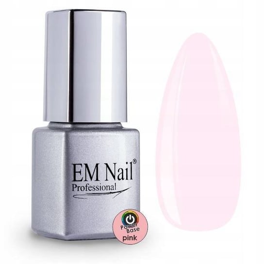 EM Nail, Modelująca baza, Power Base Pink, 6ml EM Nail