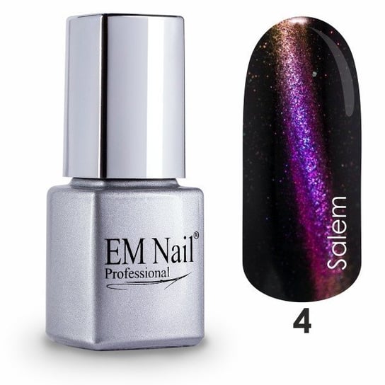 EM nailProfessional, Cat Eye, lakier hybrydowy 4 Salem, 6 ml EM Nail Professional