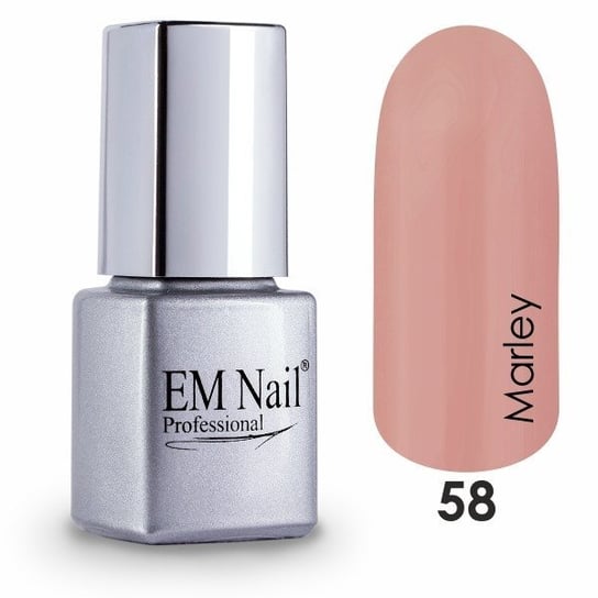 EM nailProfessional, Easy 3W1, lakier hybrydowy 58 Marley, 6 ml EM Nail Professional