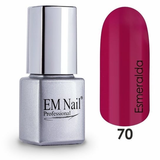 EM nailProfessional, Easy 3W1, lakier hybrydowy 70 Esmeralda, 6 ml EM Nail Professional