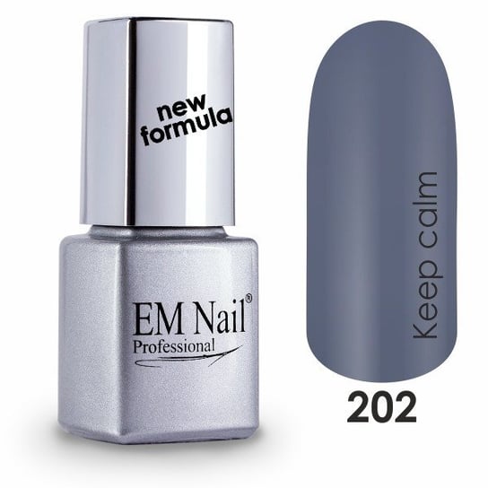 EM nailProfessional, New Formula, lakier hybrydowy 202 Keep Calm, 6 ml EM Nail Professional